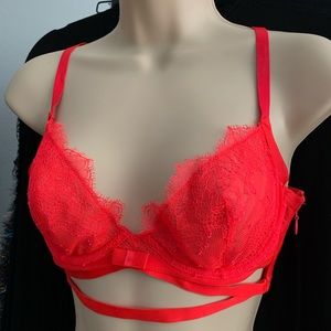 34B- VS Lace Cage Bralette